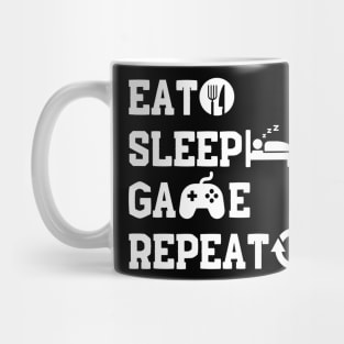 Gamerlife eat sleep game repeat Mug